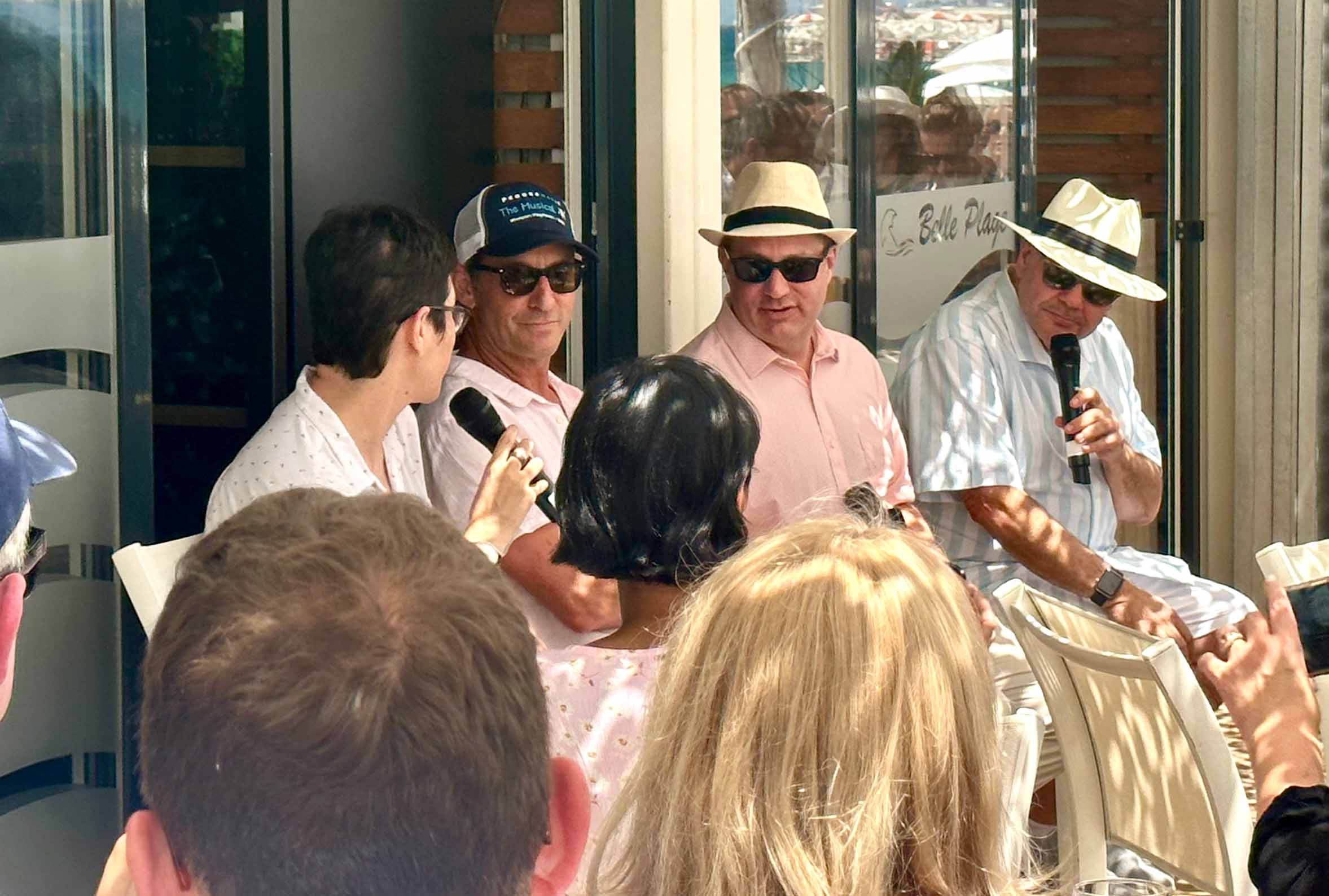 David Kohl, Tom Triscari, Lou Pascalis, and Allison Schiff at the 2023 Cannes Lions